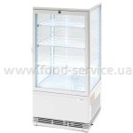 Витрина вертикальная холодильная Stalgast 852173 78л LED белая
